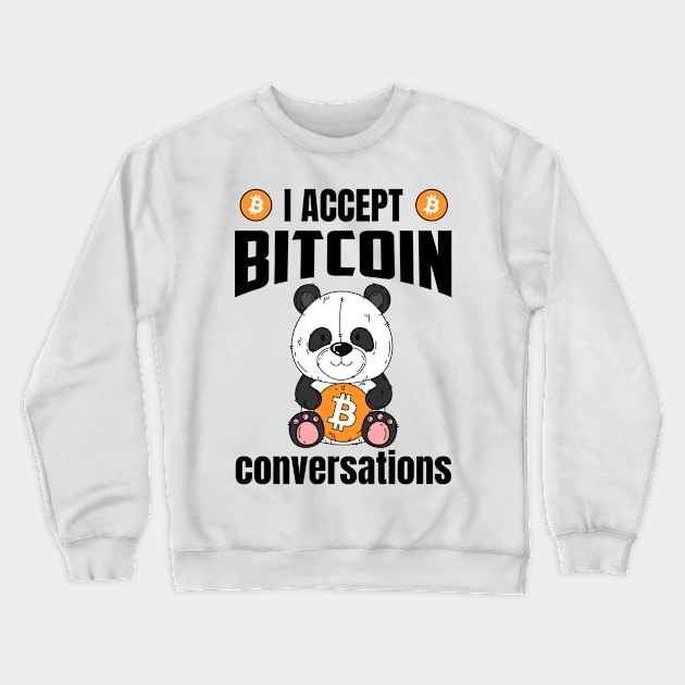 Bitcoin Crewneck Sweatshirt by graphicganga